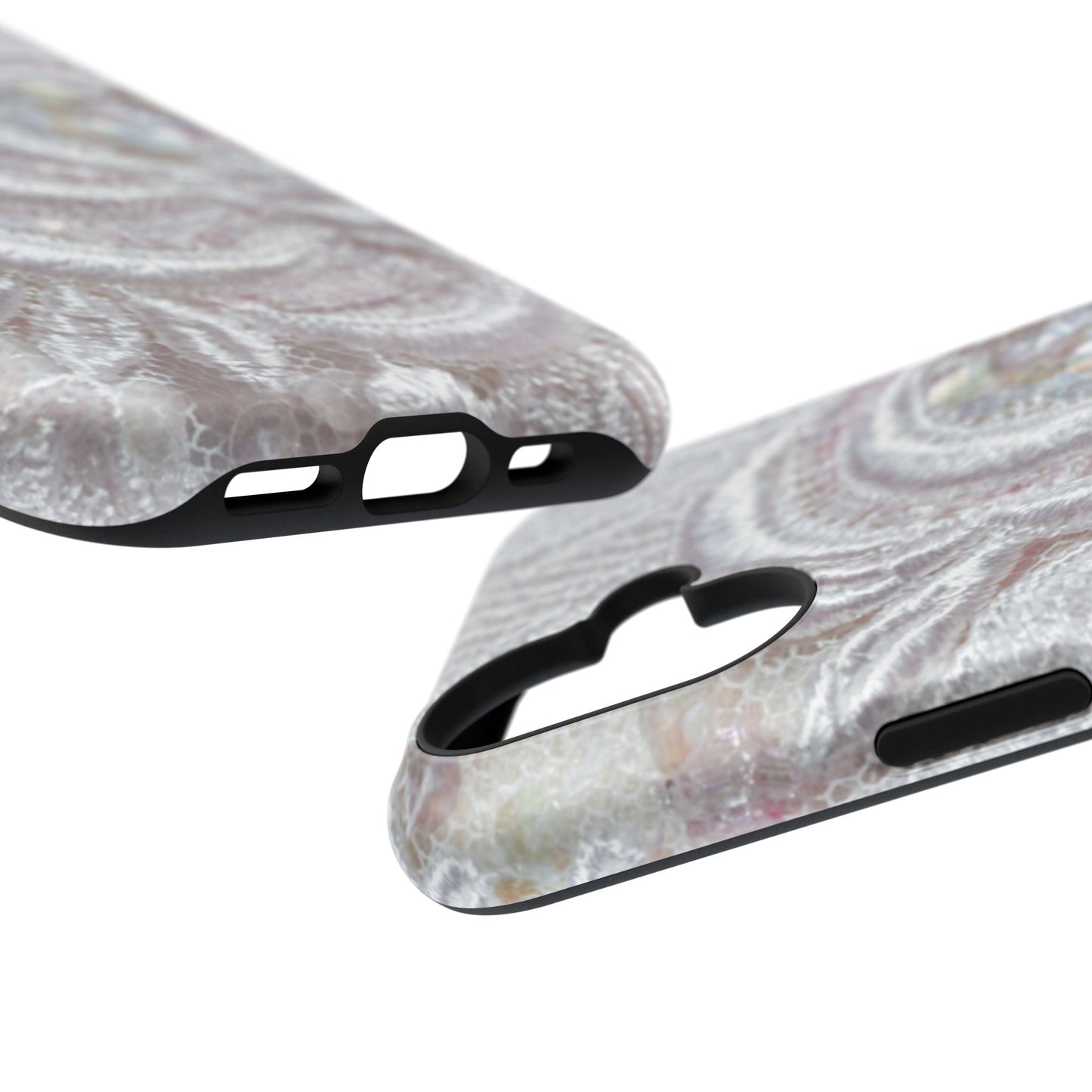 Impact-Resistant Phone Case – Lace Veil