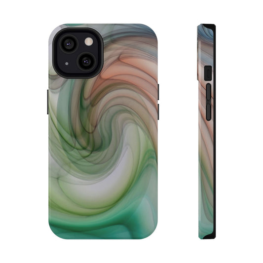 Impact-Resistant Phone Case – Marble Flow