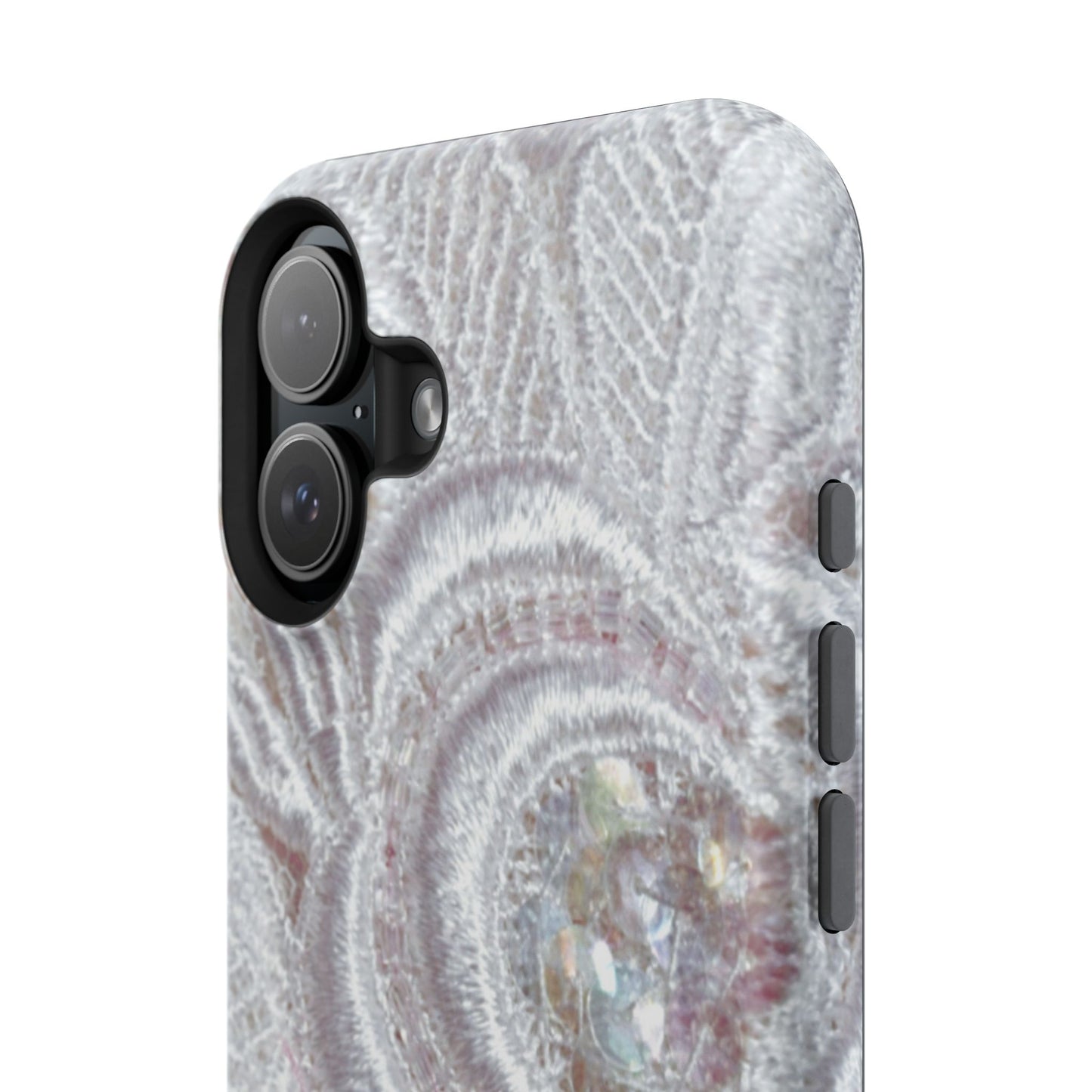Impact-Resistant Phone Case – Lace Veil