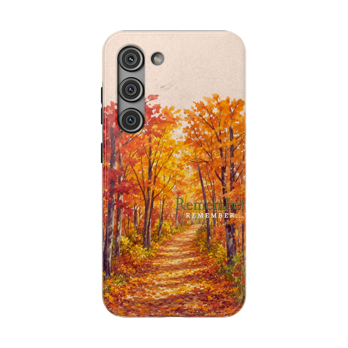 Impact-Resistant Phone Case – Autumn Remembered – Compatible with iPhone 11–17 & Samsung Galaxy S22–S26 Series