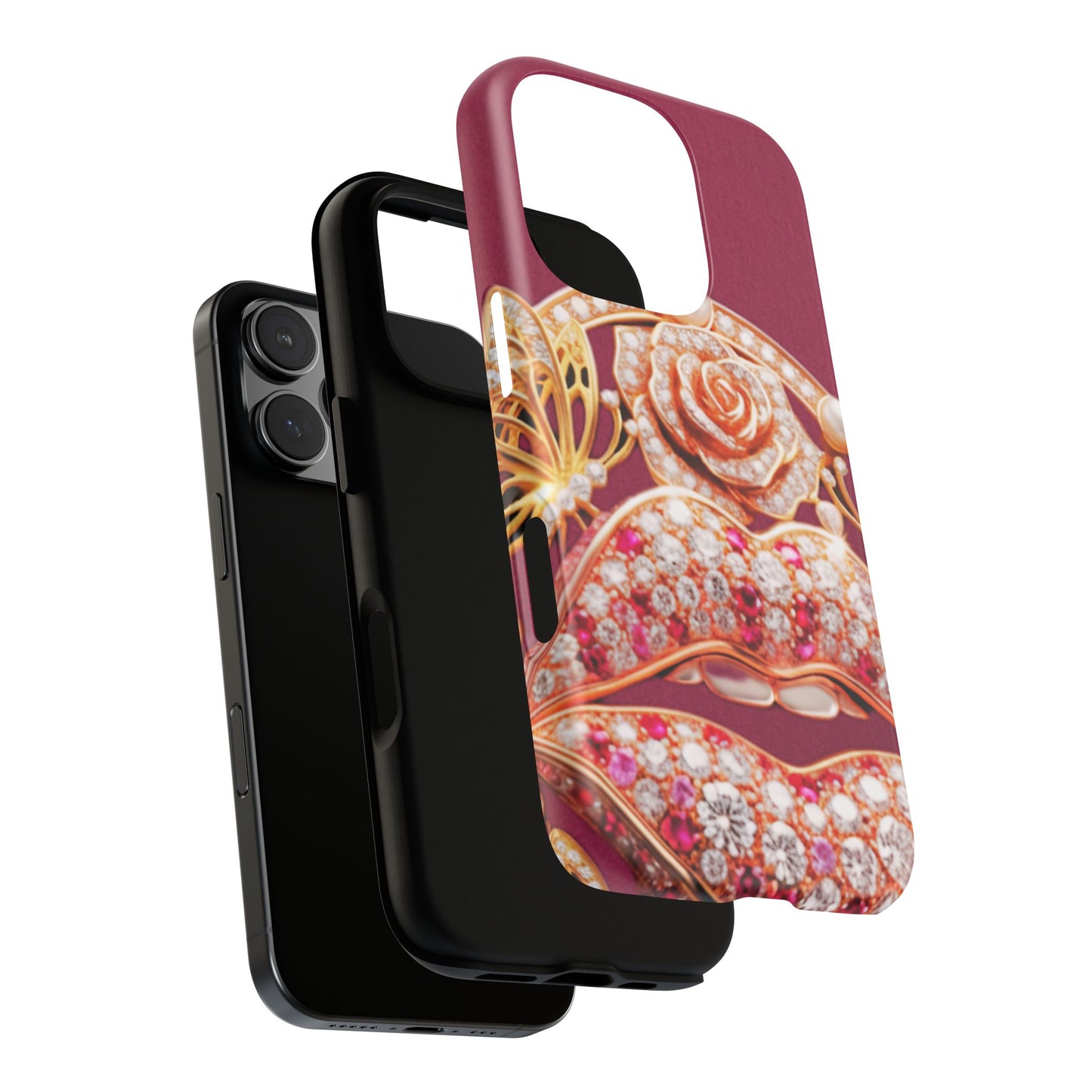 Protective Phone Case – Kiss of Gold