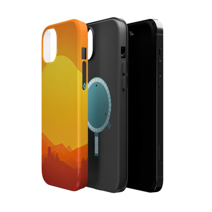 Wireless-Charging Compatible Case – Desert Sunrise