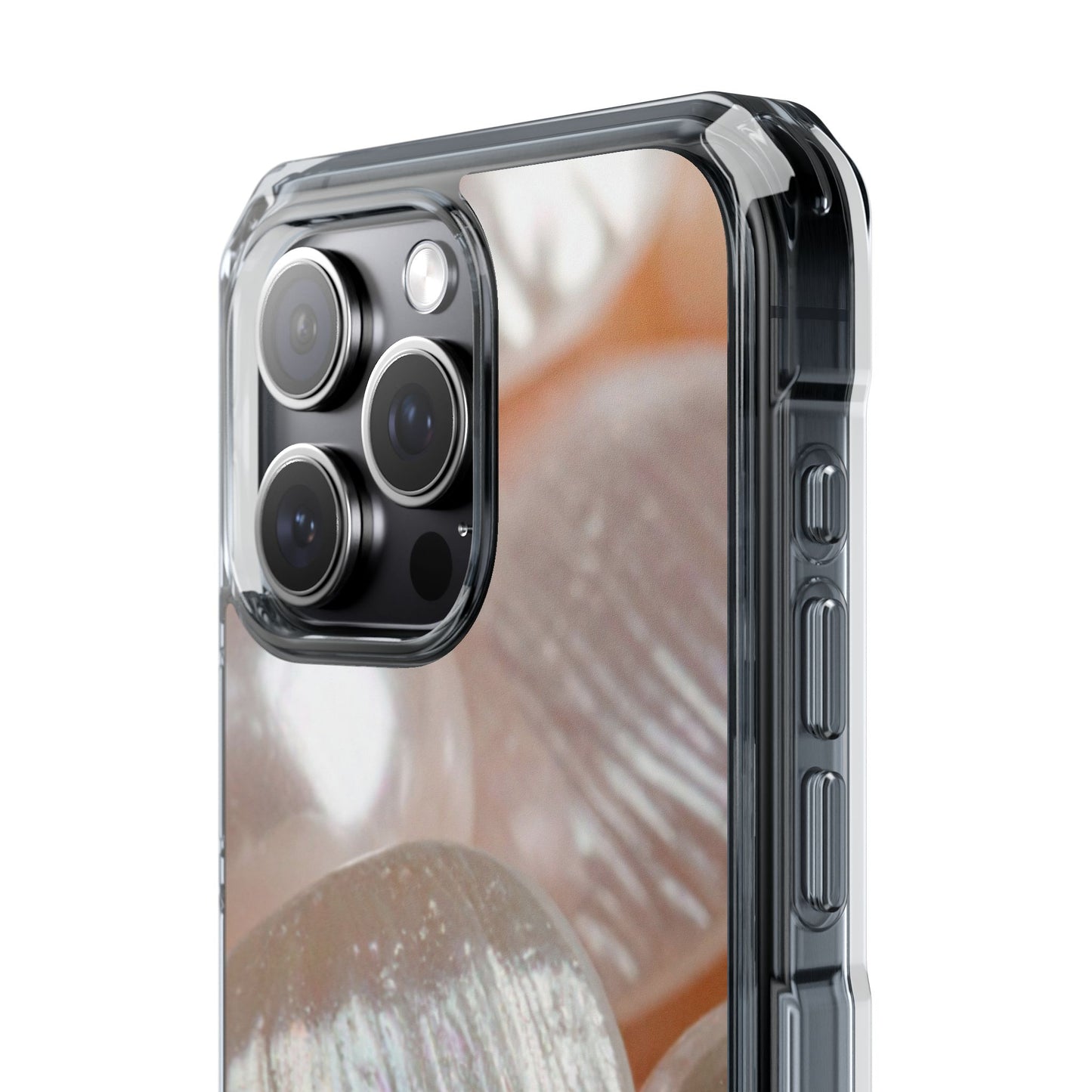 Clear Magnetic Phone Case – Blush Pearl