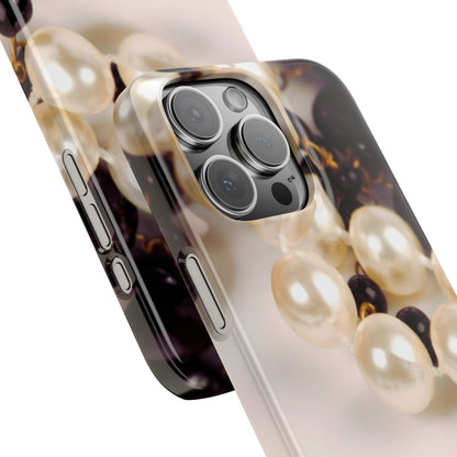 Snap Phone Case – Noir Pearl