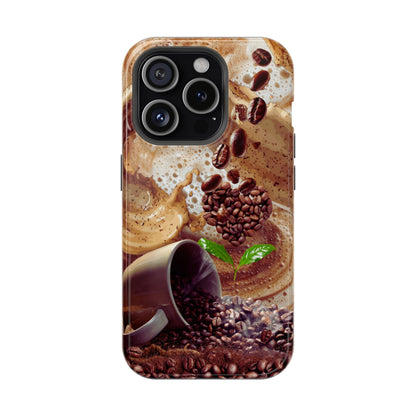 Impact-Resistant Phone Case – Love at First Sip – Compatible with iPhone 11–17 & Samsung Galaxy S22–S26 Series