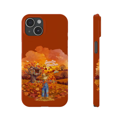 Slim Phone Case – Sweater Weather – Compatible with iPhone 11–17 Series