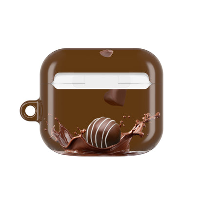 Wireless Earbud Case Cover – Chocolate Truffle