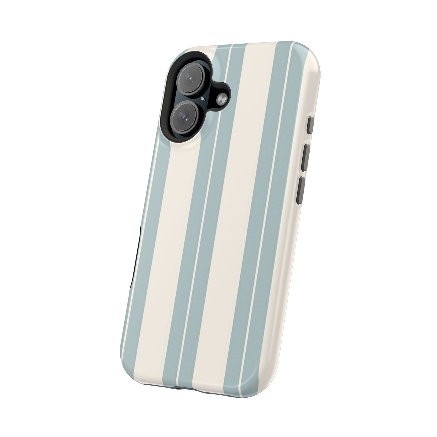 Wireless-Charging Compatible Case – Coastal Stripe
