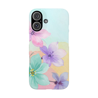 Slim Phone Case – Water Petal