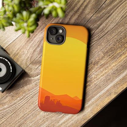 Protective Phone Case – Desert Sunrise