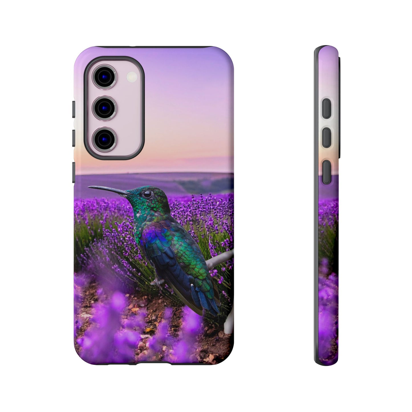 Protective Phone Case – Hummingbird Reverie