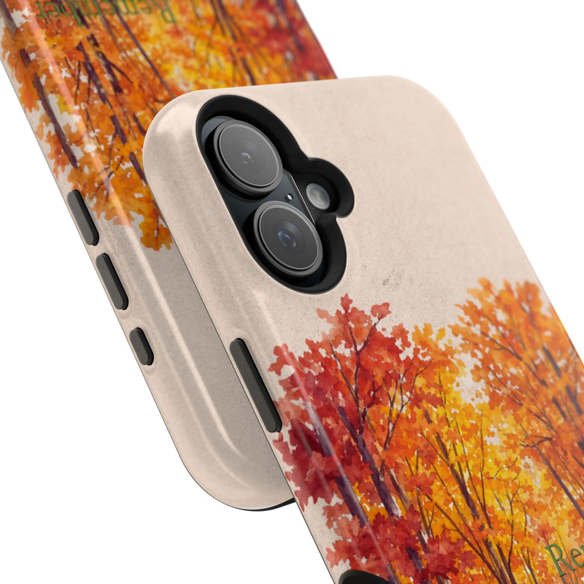 Wireless-Charging Compatible Case – Autumn Remembered – Compatible with iPhone 13–17 & Samsung Galaxy S25–S26 Series
