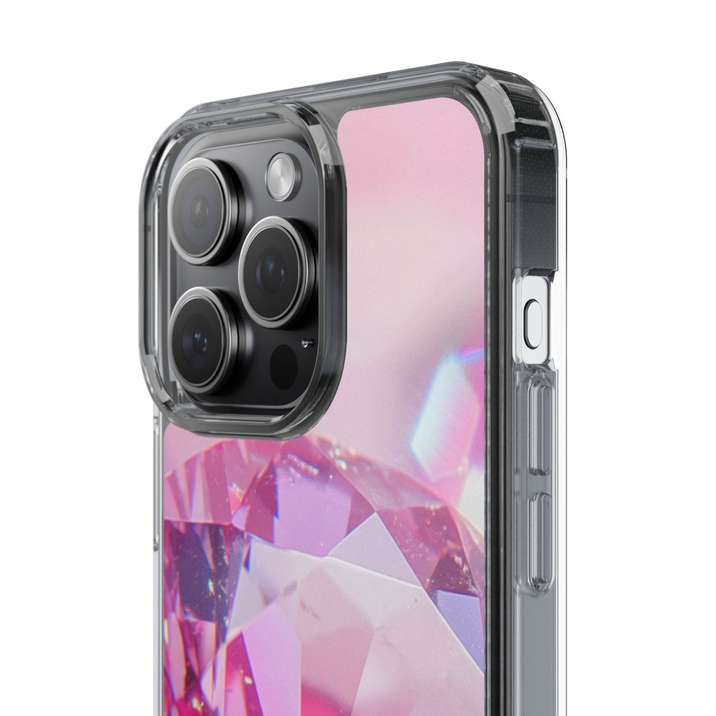 Clear Phone Case – Pink Ice