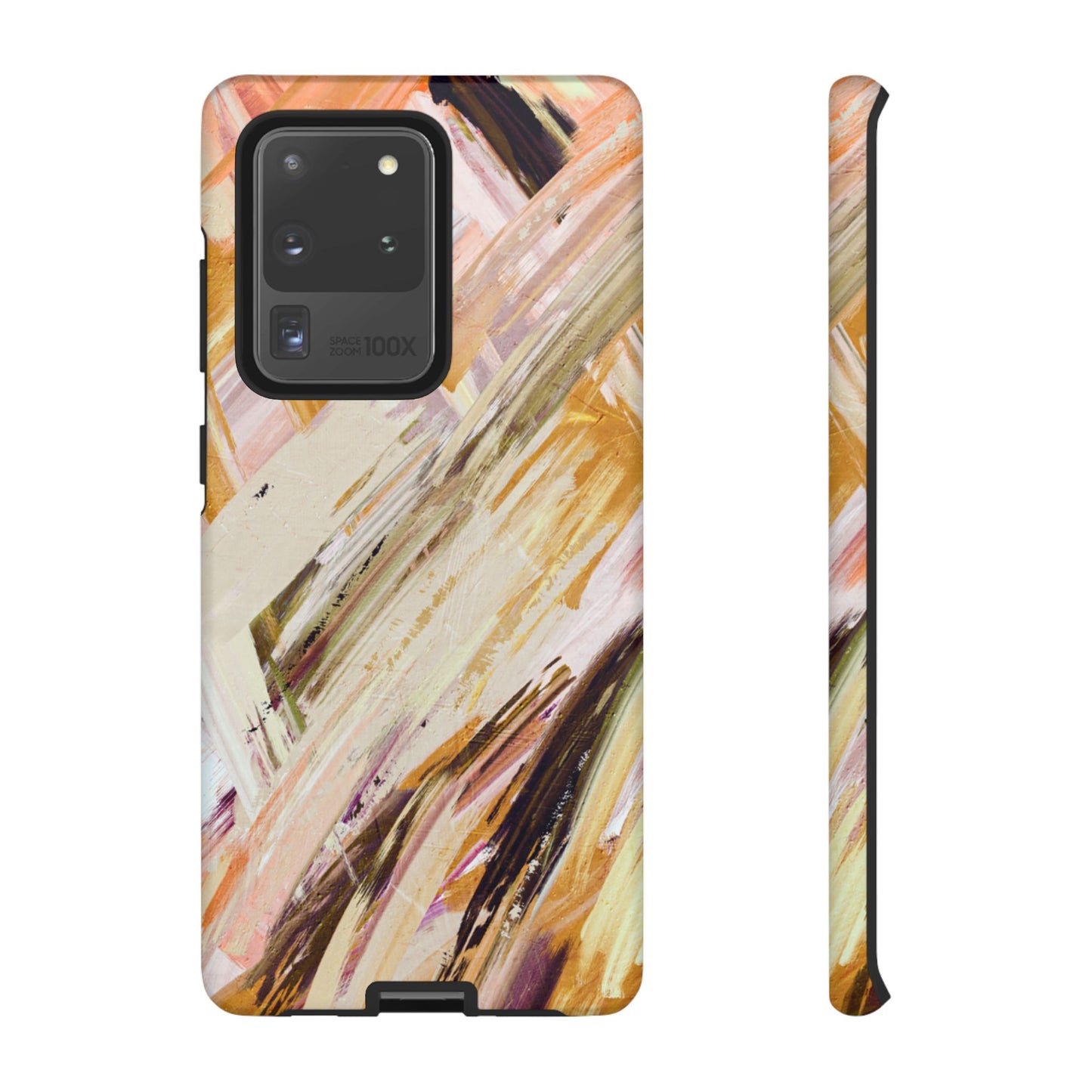 Protective Phone Case – Brush & Bronze