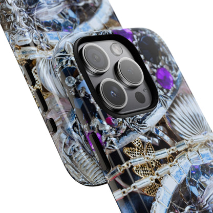 Protective Magnetic Phone Case – Chrome Jewel