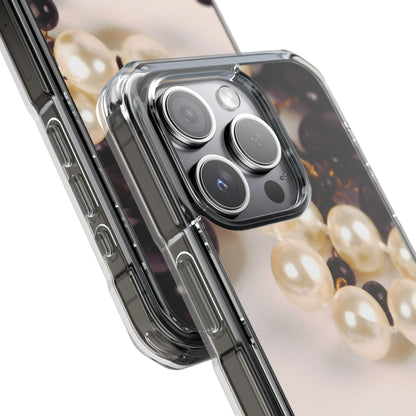 Clear Magnetic Phone Case – Noir Pearl