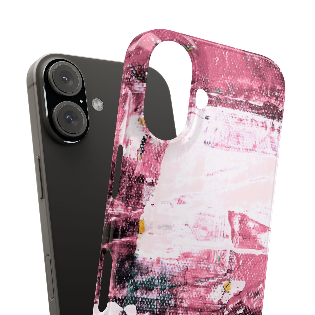 Slim Phone Case – Faded Cranberry – Compatible with iPhone 11–17 Series