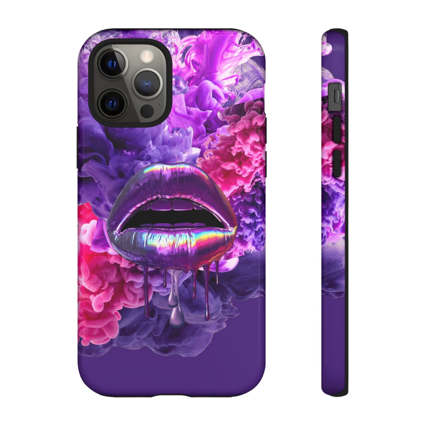 Protective Phone Case – Purple Haze Lips