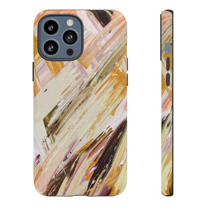 Protective Phone Case – Brush & Bronze