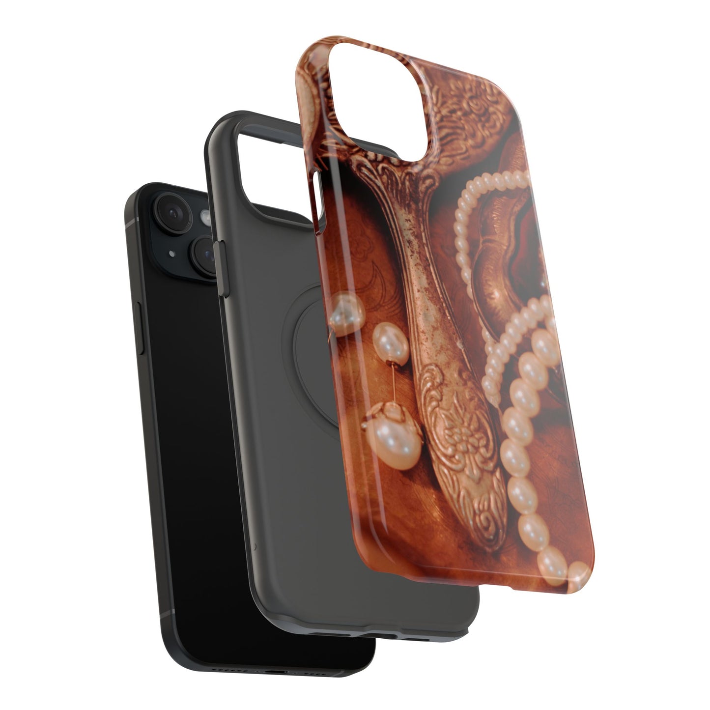 Impact-Resistant Phone Case – Bronze Vanity