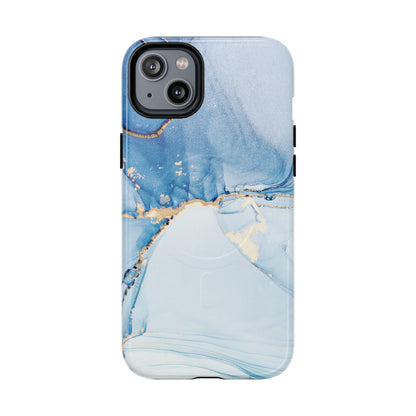 Protective Magnetic Phone Case – Blue Agate
