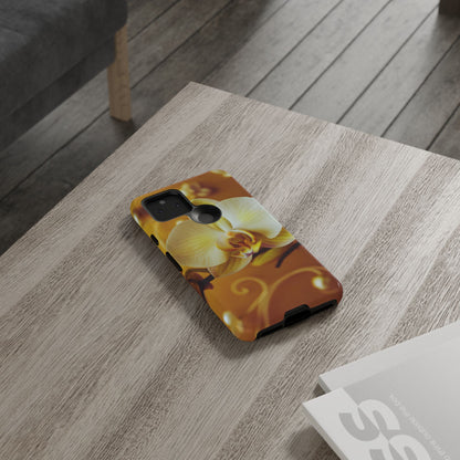 Protective Phone Case – Amber Orchid