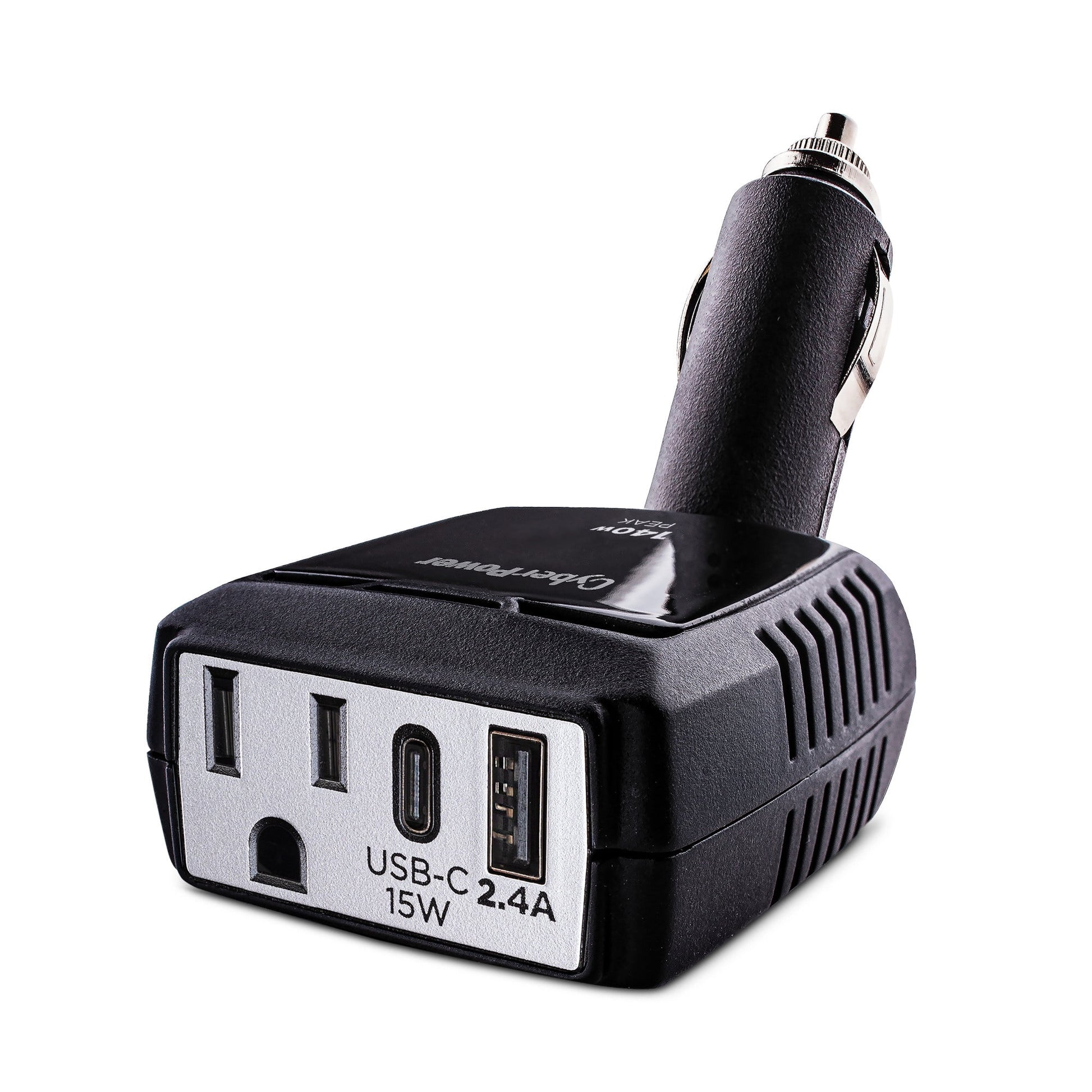 M140BUC 140W Power Inverter - 1 AC Outlet, USB-C & USB-A Ports, Black