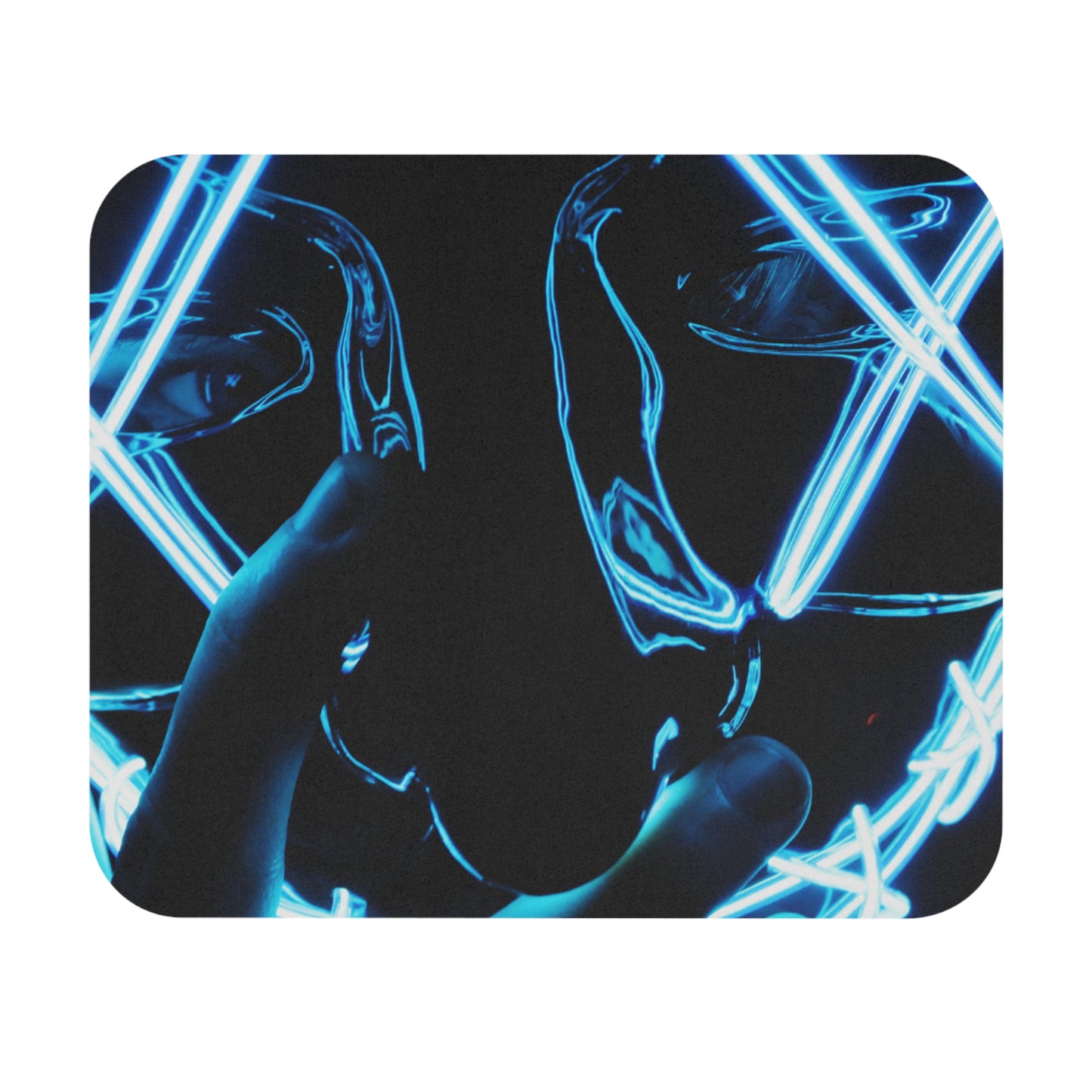 Rectangle Mouse Pad – Neon Anarchy