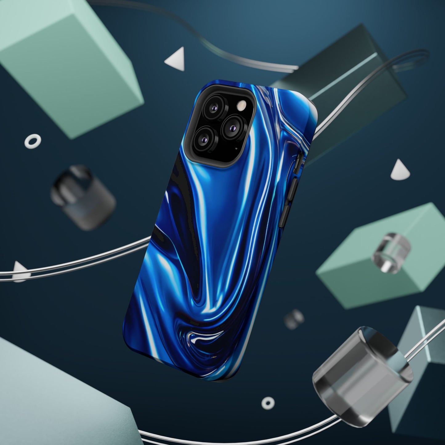 Wireless-Charging Compatible Case – Midnight Surge