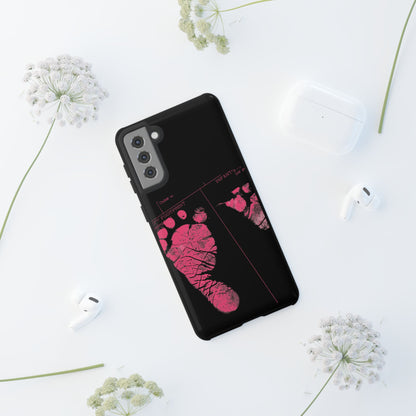 Protective Phone Case – Mom’s Little Pink Footprints