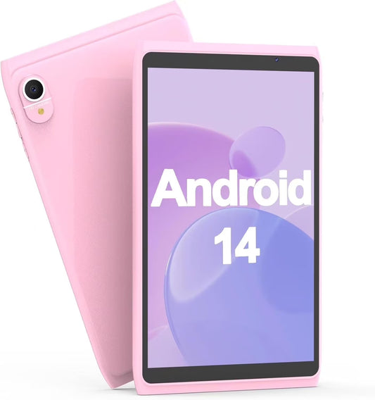8 in 1280 X 800 Child Tablet, 32 GB, Android 12, Pink
