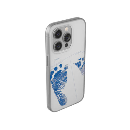 Flexi Case – Mom’s Little Blue Footprints