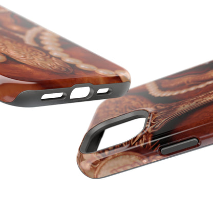 Impact-Resistant Phone Case – Bronze Vanity