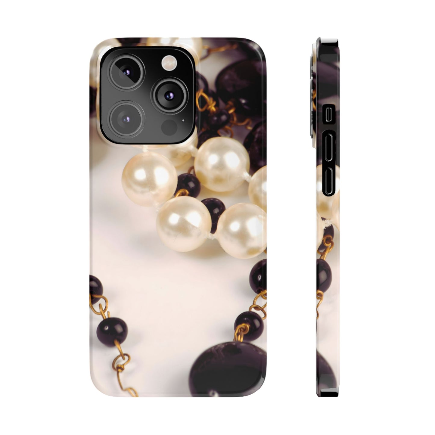 Slim Phone Case – Noir Pearl