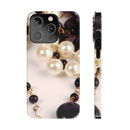 Slim Phone Case – Noir Pearl