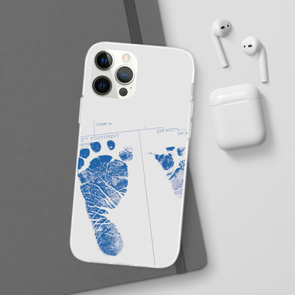 Flexi Case – Mom’s Little Blue Footprints