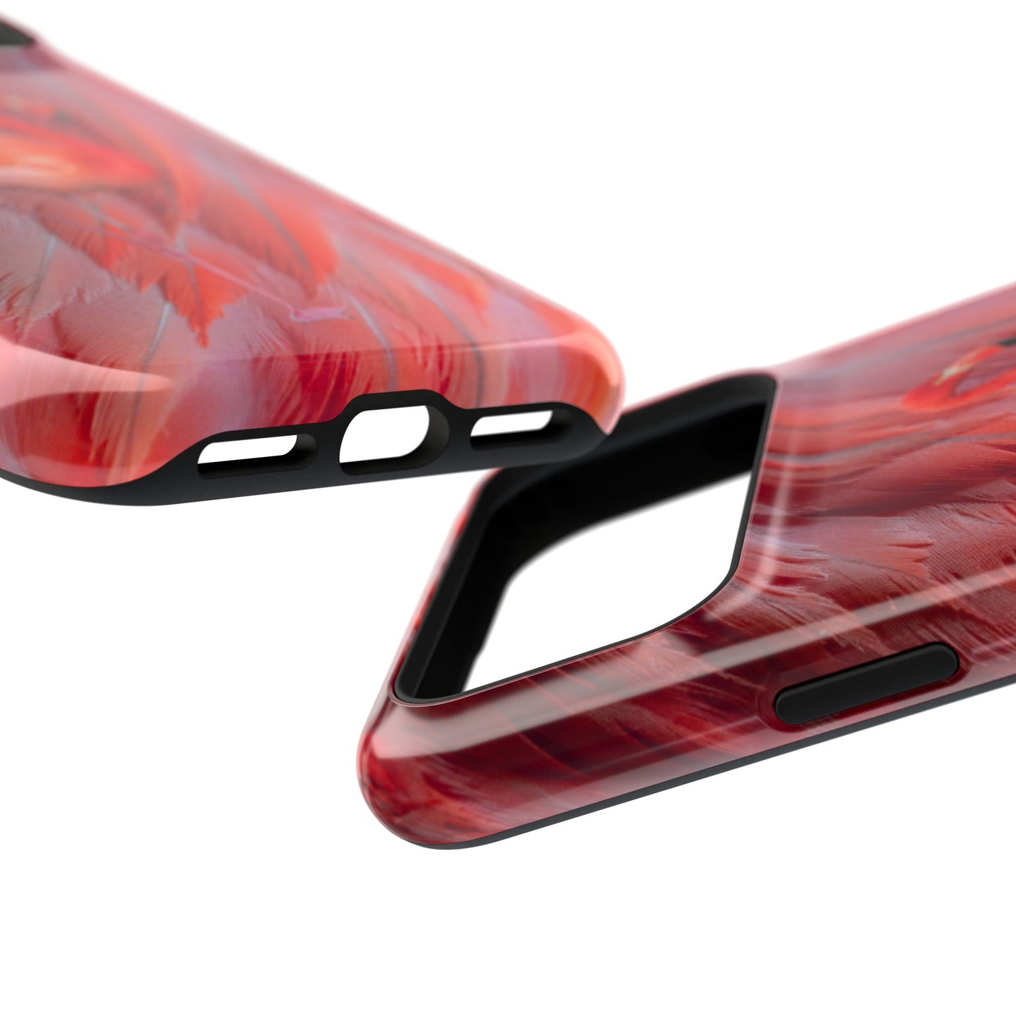 Impact-Resistant Phone Case – Scarlet Plume