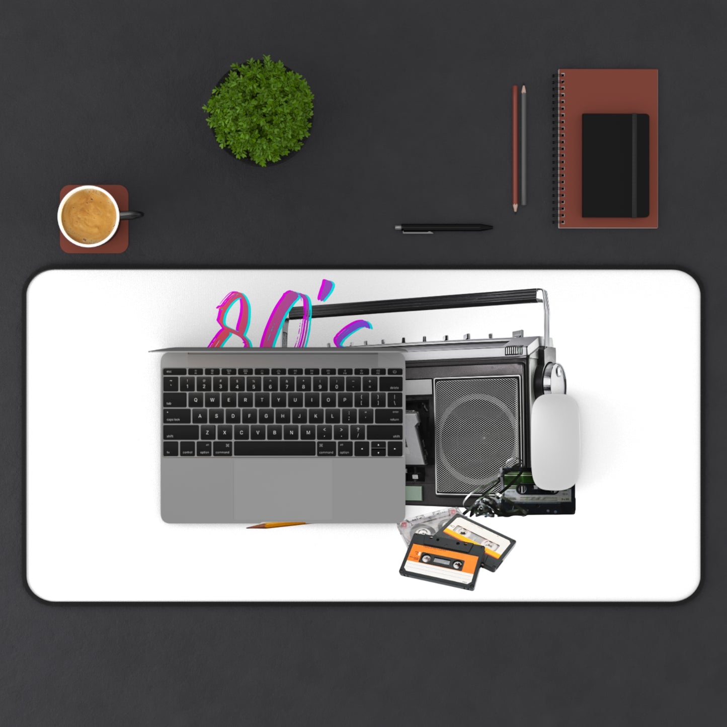 Neoprene Desk Mat – 80s Baby