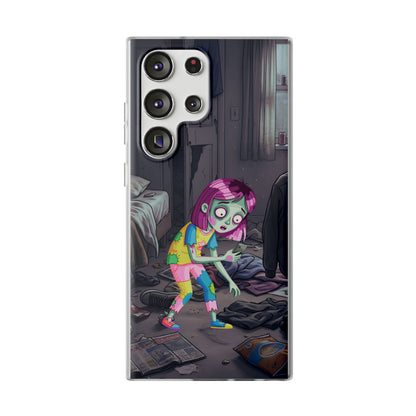 Zombie Girl Phone Case — Cute Creepy Cartoon Phone Cover