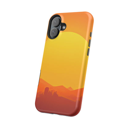 Wireless-Charging Compatible Case – Desert Sunrise