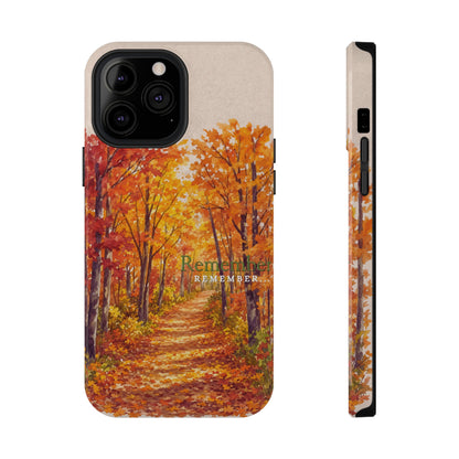 Impact-Resistant Phone Case – Autumn Remembered – Compatible with iPhone 11–17 & Samsung Galaxy S22–S26 Series