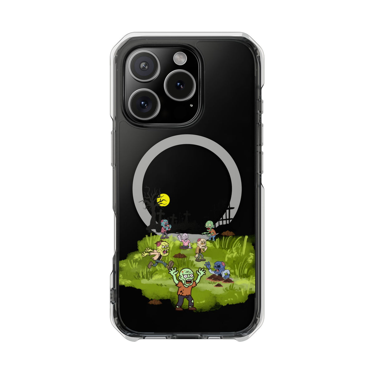 Clear Magnetic Phone Case – Graveyard Shift