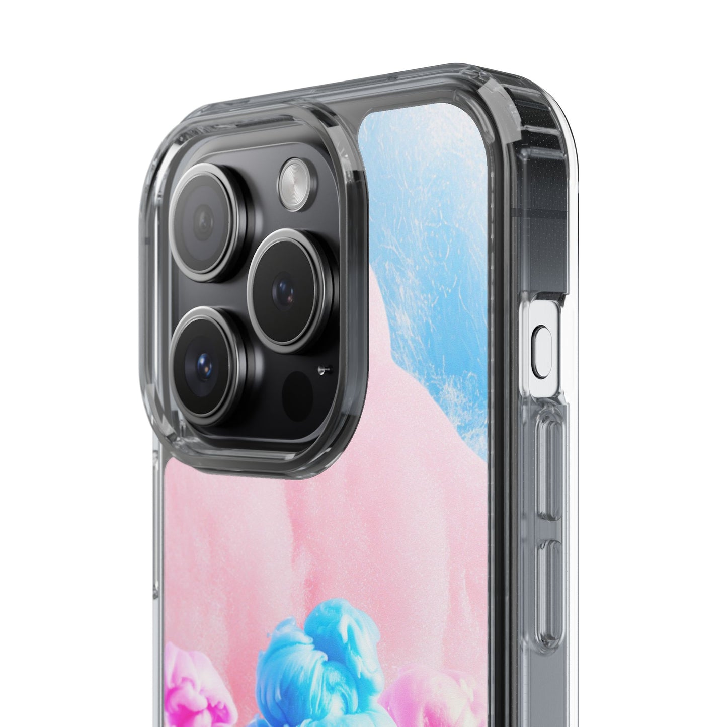 Clear Phone Case – Cotton Candy Dream