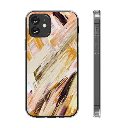 Clear Magnetic Phone Case – Brush & Bronze