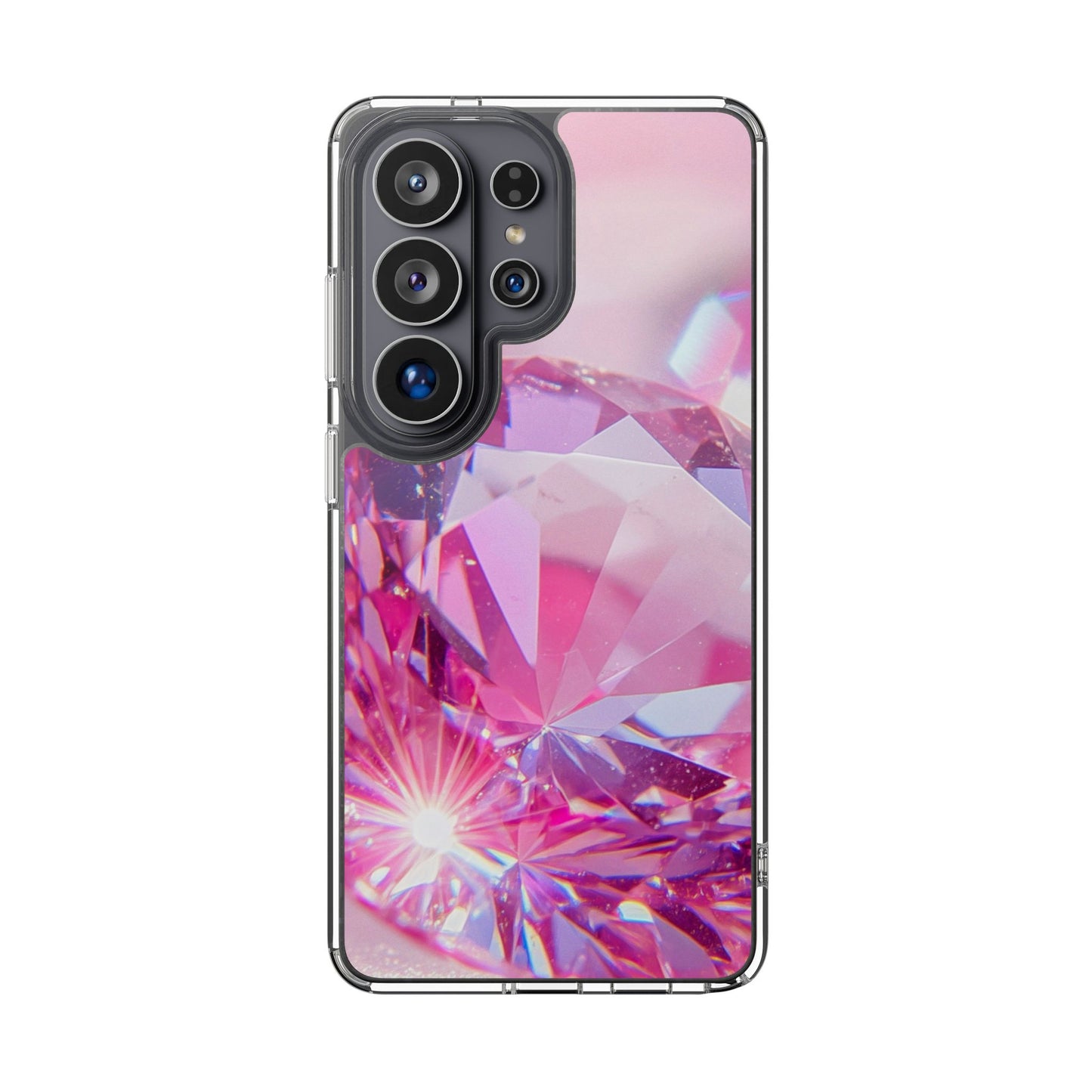 Clear Phone Case – Pink Ice