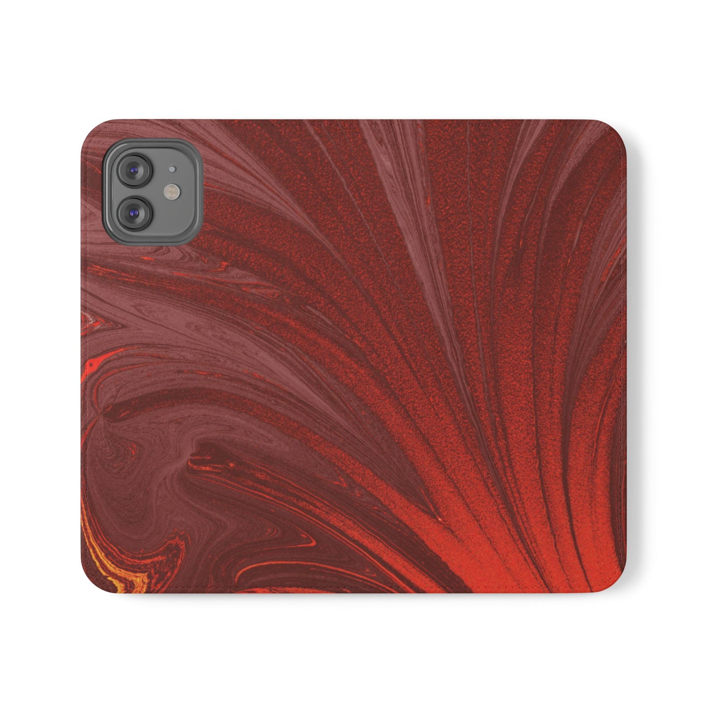 Flip Case – Crimson Current