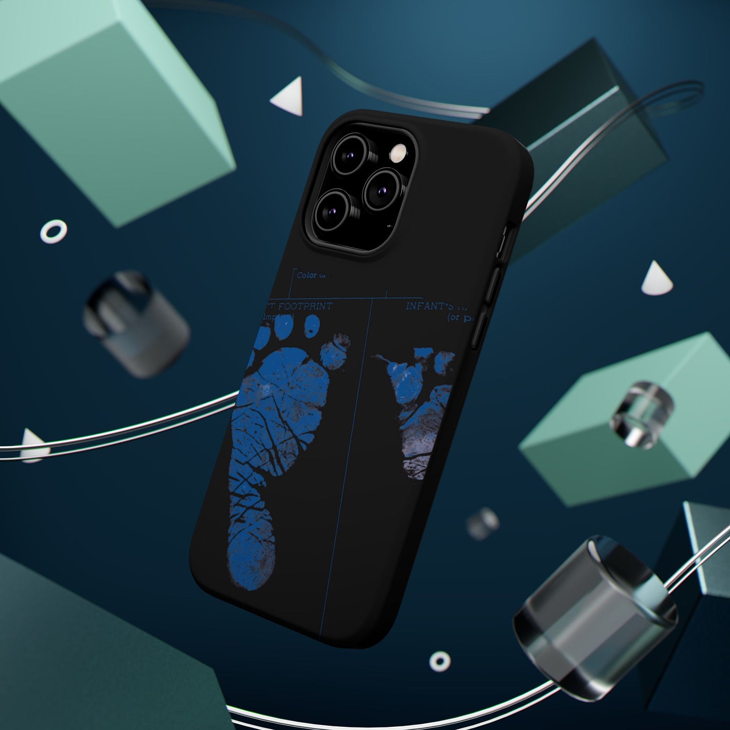 Wireless-Charging Compatible Case – Mom’s Little Blue Footprints
