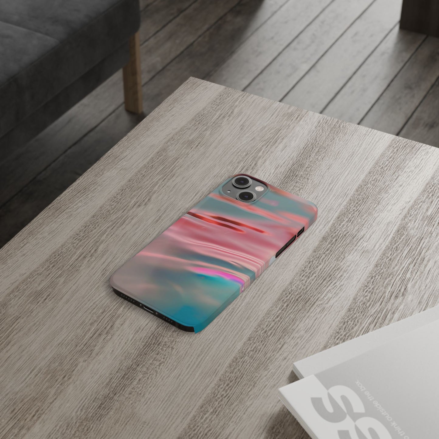 Slim Phone Case – Liquid Sunset
