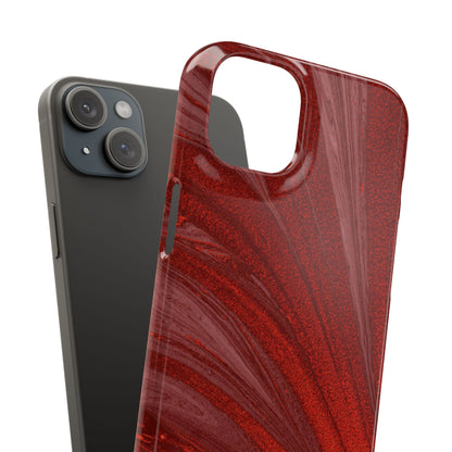 Snap Phone Case – Crimson Current