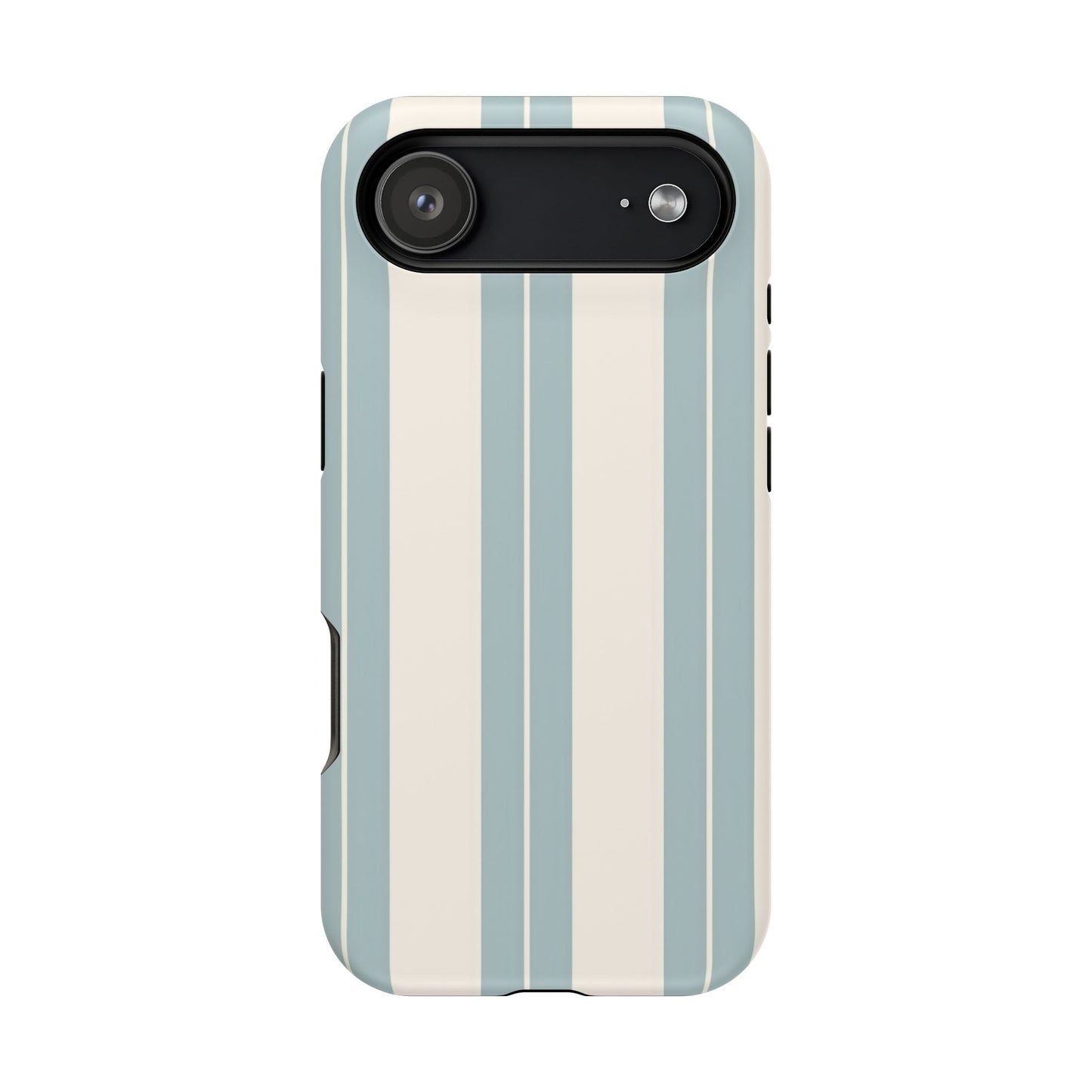 Wireless-Charging Compatible Case – Coastal Stripe